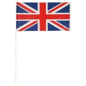 Great Brittan Hand Flag 62cm Plastic Stick
