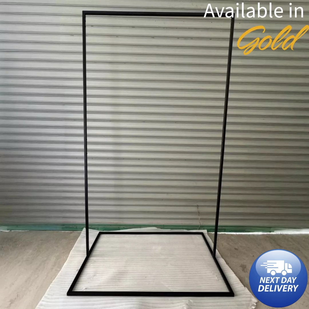 2.1 x 1.2M Collapsible Rectangular Square Base Metal Backdrop Frame