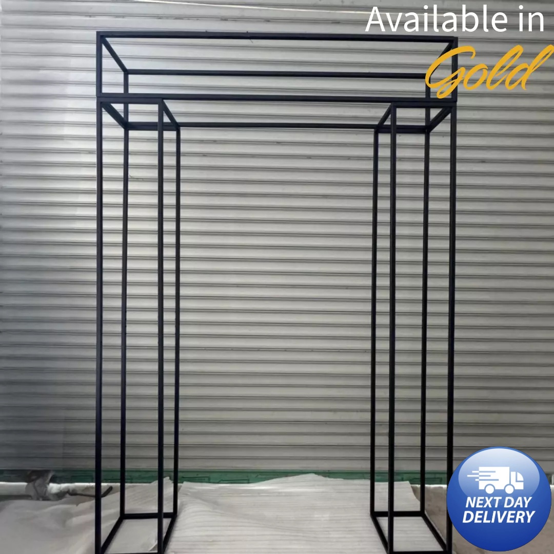 Multi Use 2.1M x 1.68M Collapsible Rectangular Metal Plinth Box Frame