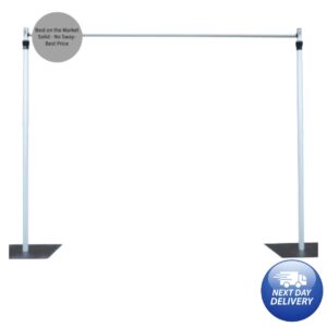 3x3M Silver Telescopic Pipe and Drape Kit
