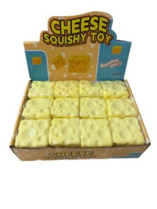 Cheese Squishy Toy Pack of 12