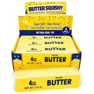 13cm Small Squeezy Squishy Salted Butter