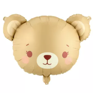 Party Deco 22 inch Teddy Bear Head Foil Balloon