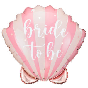 Party Deco 25 inch Bride To Be Seashell Foil Balloon