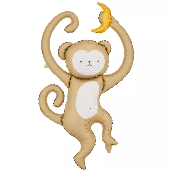 Party Deco 35 inch Cheeky Monkey Foil Balloon