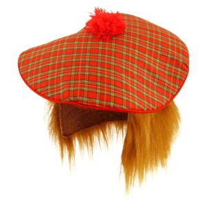 Adult Scottish Hat with Ginger Hair