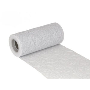 Eleganza 15cm x 10m White Lace Netting