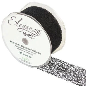 Eleganza Black 50mm x 20m Web Ribbon