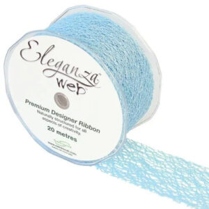 Eleganza Light Blue 50mm x 20m Web Ribbon