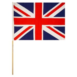 Great Britain British Hand Flag 62cm Wood Stick (12pk)