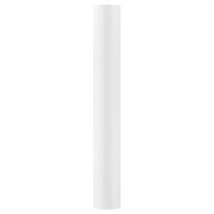 Party Deco 0.36 x 9m Plain White Satin Fabric Roll