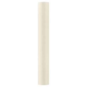 Party Deco 0.36 x 9m Plain Cream Satin Fabric Roll