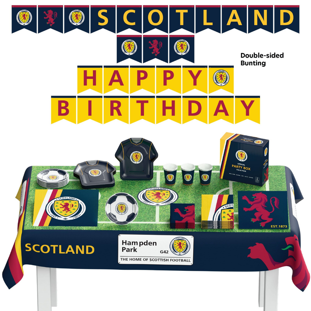 Official Party Supplies 44pc Official Scotland Football Party Box For 6 Guests - Image 2