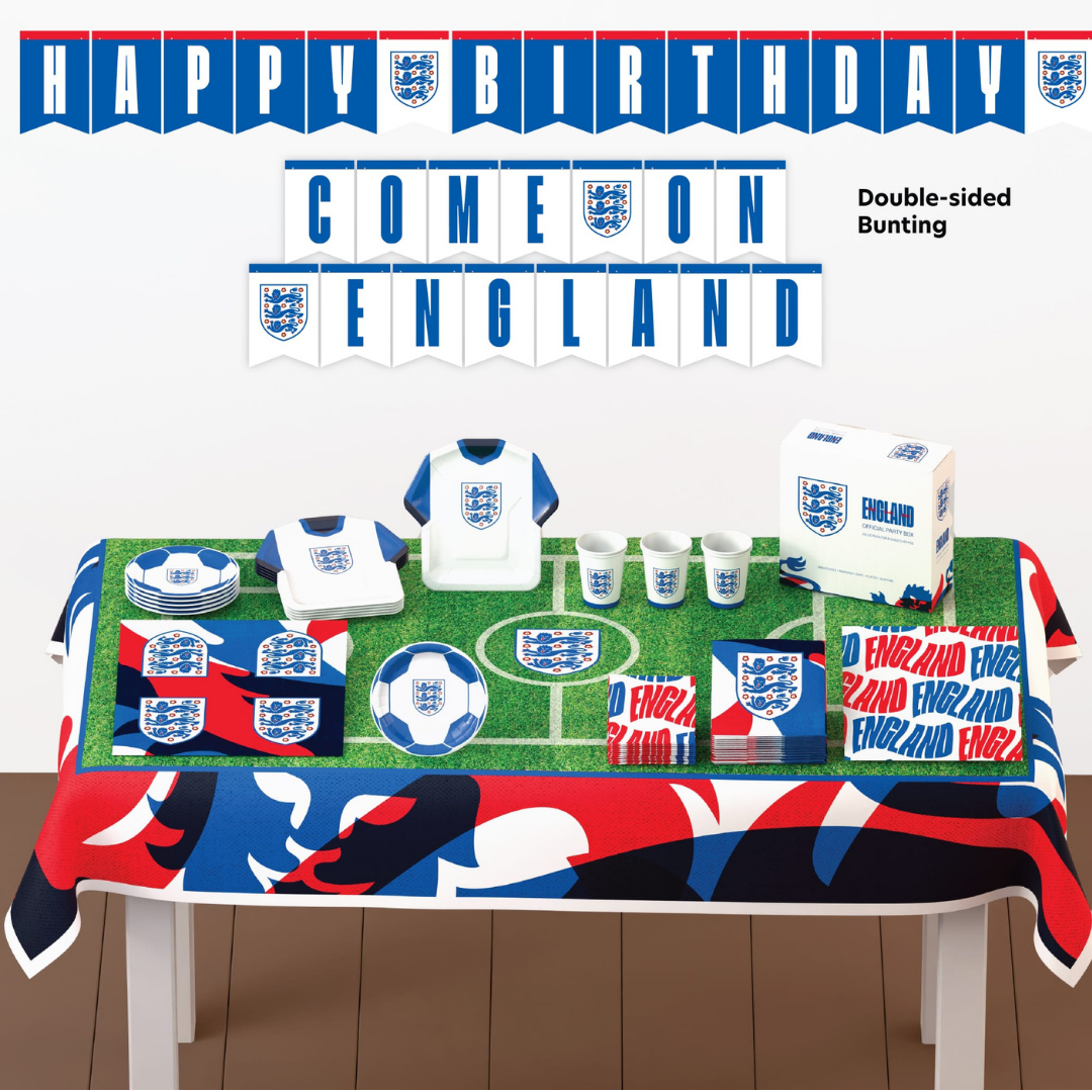 Official Party Supplies 44pc Official England Football Party Box For 6 Guests - Image 2