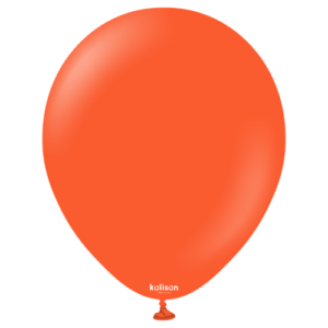 Kalisan Standard Flame Orange Latex Balloons