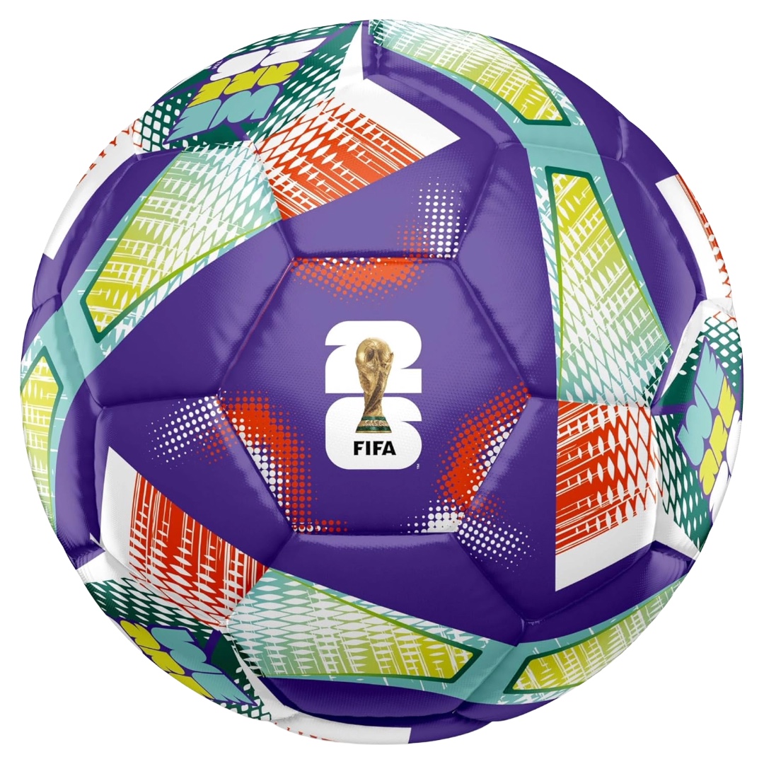 Official FIFA World Cup 2026 Spiral Purple Football