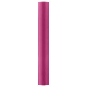 Party Deco 0.36 x 9m Plain Fuchsia Satin Fabric Roll