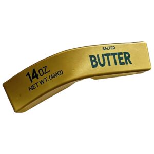 23cm Large Squeezy Squishy Gold Salted Butter (12pk)