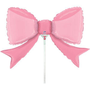 Grabo 14 inch Pretty Pink Bow Mini Foil Balloon