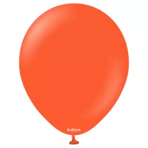 Kalisan Standard Flame Orange Latex Balloons