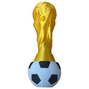 Mini World Cup Trophy On A Football Base