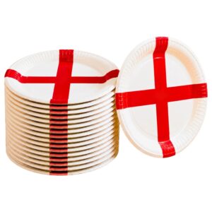 England St Flag Paper Plates (10)
