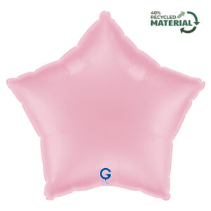 Grabo 18 inch Pastel Pink Star Foil Balloon