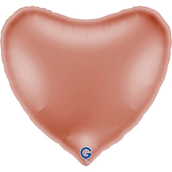 Grabo 36 inch Rose Gold Heart Foil Balloon
