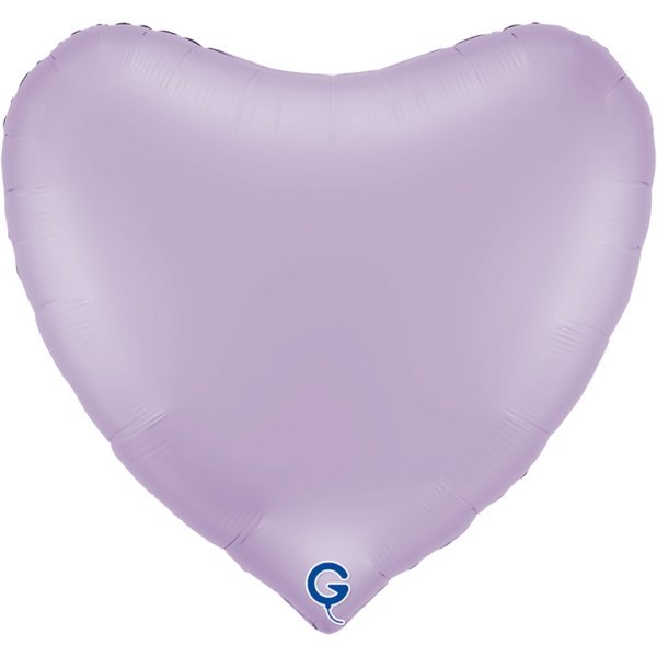 Grabo 36 inch Matte Lilac Heart Foil Balloon