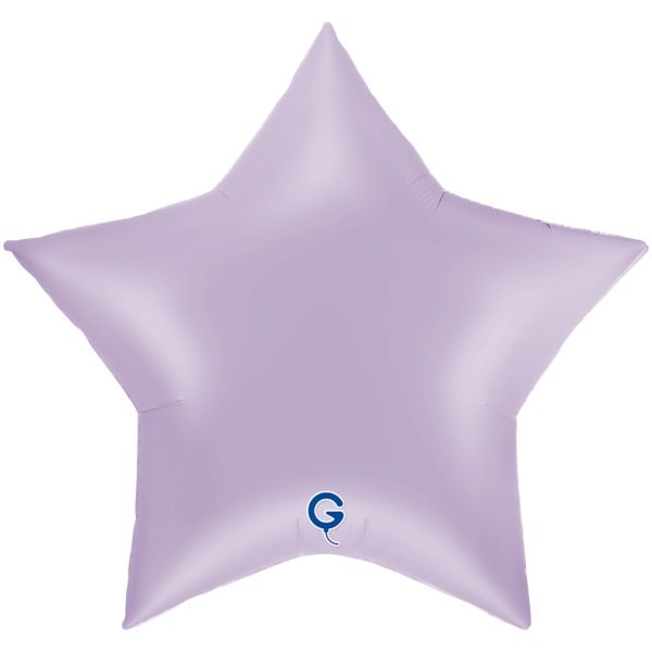 Grabo 36 inch Matte Lilac Star Foil Balloon