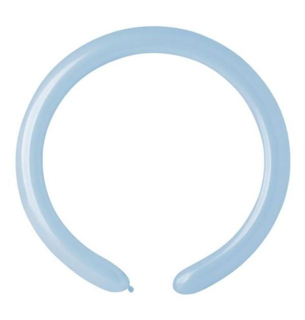 Gemar Powder Blue #108 2" Modelling Latex Balloons (100)