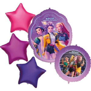 Official K-Pop Demon Hunters Bouquet Foil Balloon