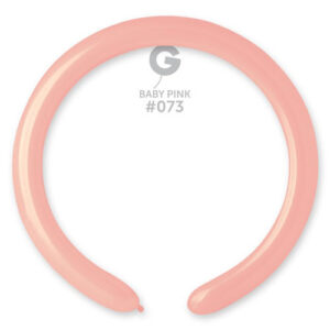 Gemar Baby Pink #073 2" Modelling Latex Balloons (100)