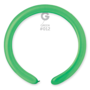Gemar Green #012 2" Modelling Latex Balloons (100)