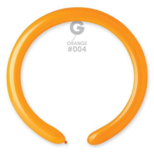 Gemar Orange #004 260 Modelling Latex Balloons (100)