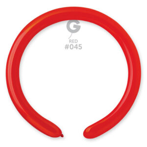 Gemar Red #045 2" Modelling Latex Balloons (100)