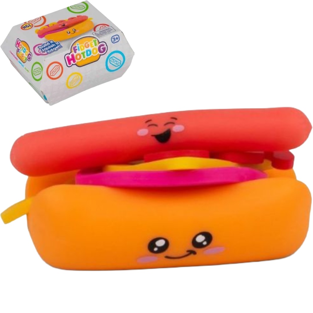 HGL Fidget Hotdog Squishy (12pk)