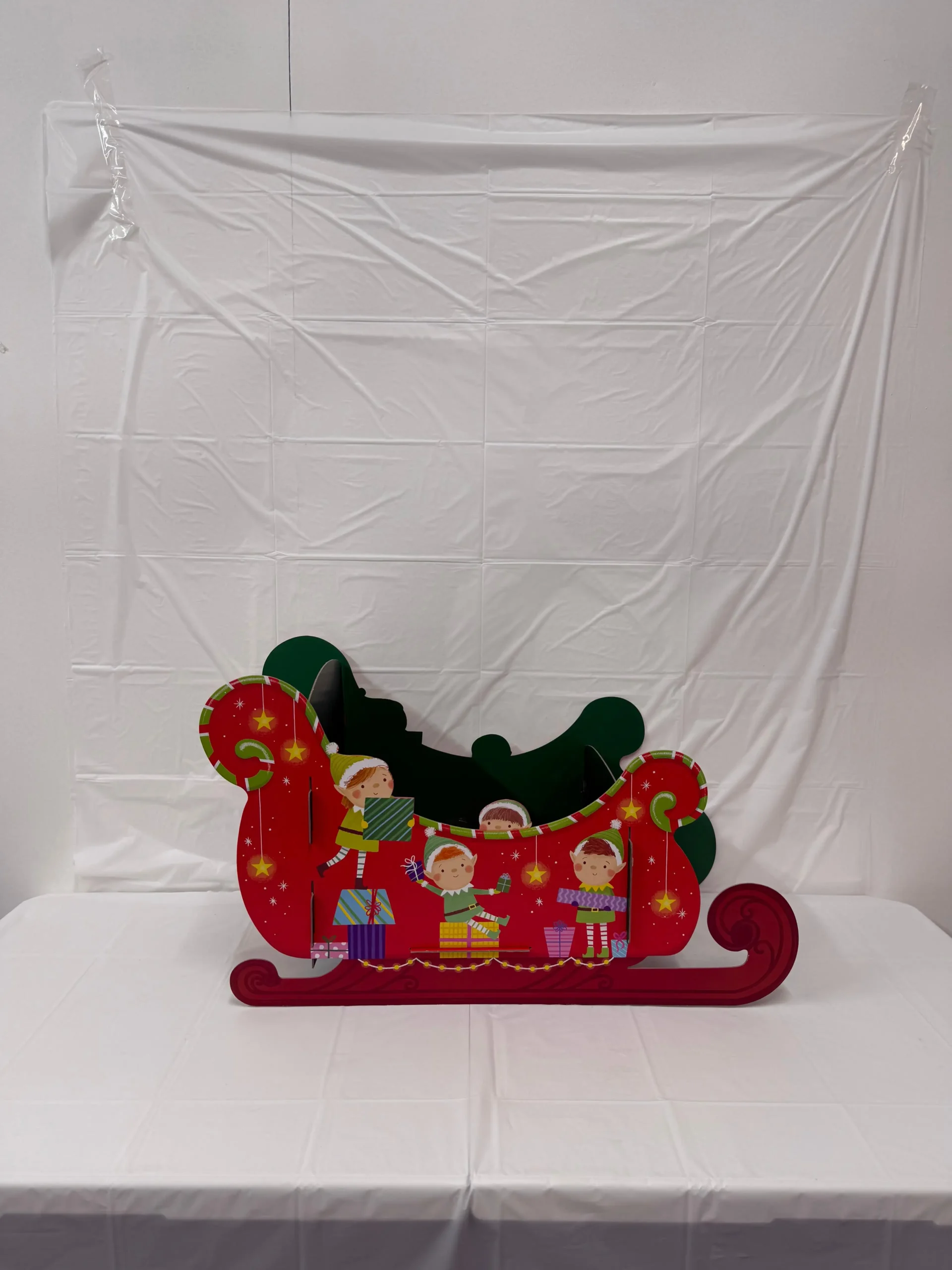 Jumbo Christmas Elves Gift Sleigh (6pk) - Image 2