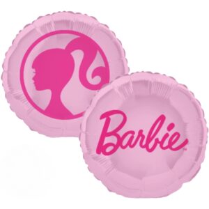 Unique 9 inch Barbie Round Mini Foil Balloon