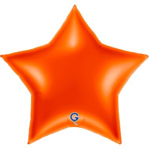 Grabo 36 inch Orange Star Foil Balloon