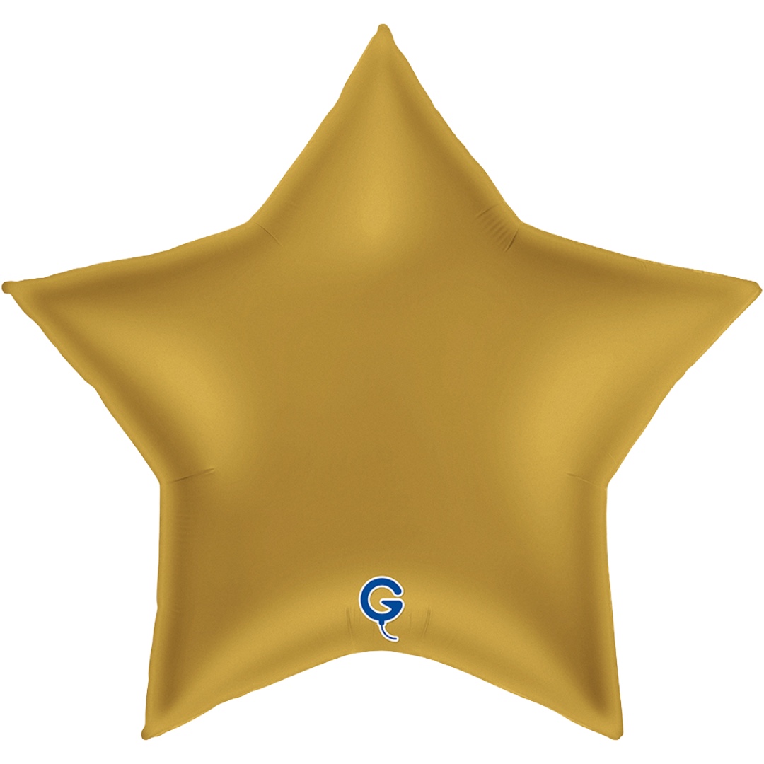 Grabo 36 inch Satin Gold Star Foil Balloon