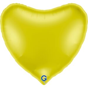 Grabo 36 inch Yellow Heart Foil Balloon