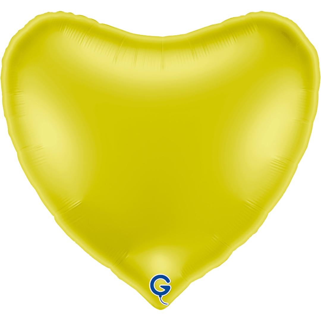 Grabo 36 inch Yellow Heart Foil Balloon