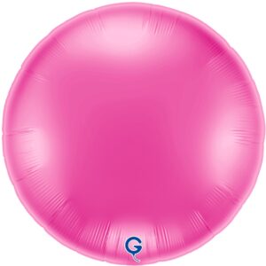 Grabo 36 inch Fuxia Round Foil Balloon