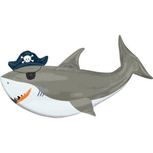 Anagram 41 inch Ahoy Birthday Shark SuperShape Foil Balloon
