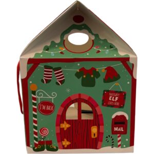Eurowrap Naughty Elf Lives Here Christmas Box With Handles