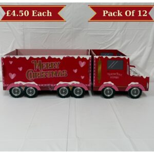 B4U Exclusive Pink Merry Christmas Truck (12pk)