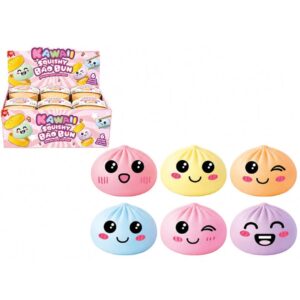 Kawaii Large Pastel Squishy Bao Bun BLIND Dumpling (24pk)