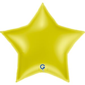Grabo 36 inch Yellow Star Foil Balloon