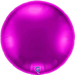 Grabo 36 inch Purple Round Foil Balloon